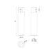 Lorna 14" (3" Dia.) LED Concrete Ceiling Mount