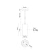 Lorna 8" (3" Dia.) LED Pendant