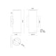 Lorna 9" (3" Dia.) LED Wall Sconce Up/Down Light