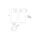 Lorna 10" (4" Dia.) LED Concrete Ceiling Mount