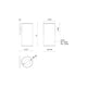 Lorna 9" (4" Dia.) LED Wall Sconce