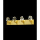 Rock Crystal 4-Light Wall Sconce