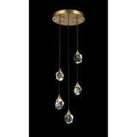 Rock Crystal 5-Light Multi Pendant
