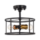 Alcona 2-Light Semi-Flush Mount
