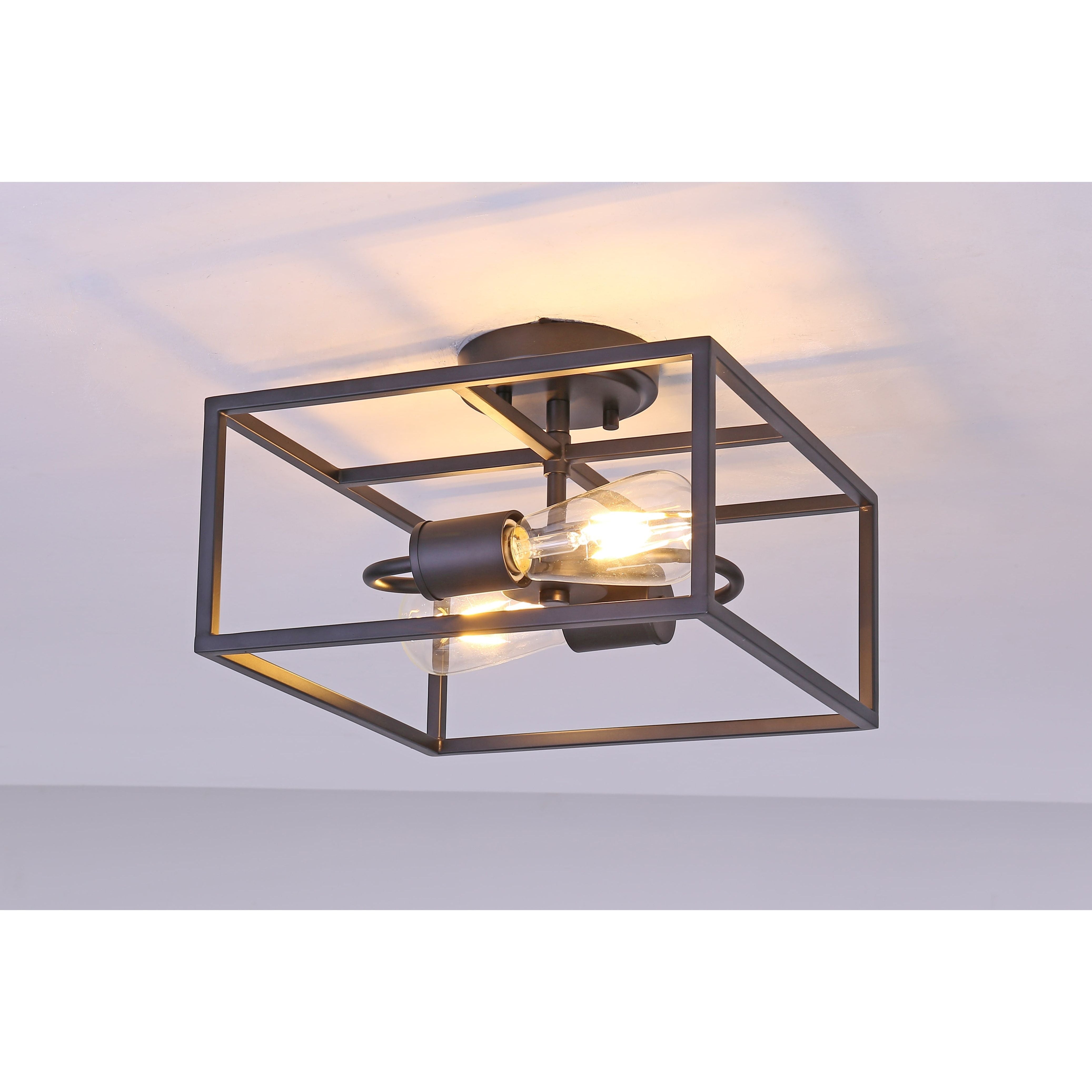 Kaslo 2-Light Semi-Flush Mount