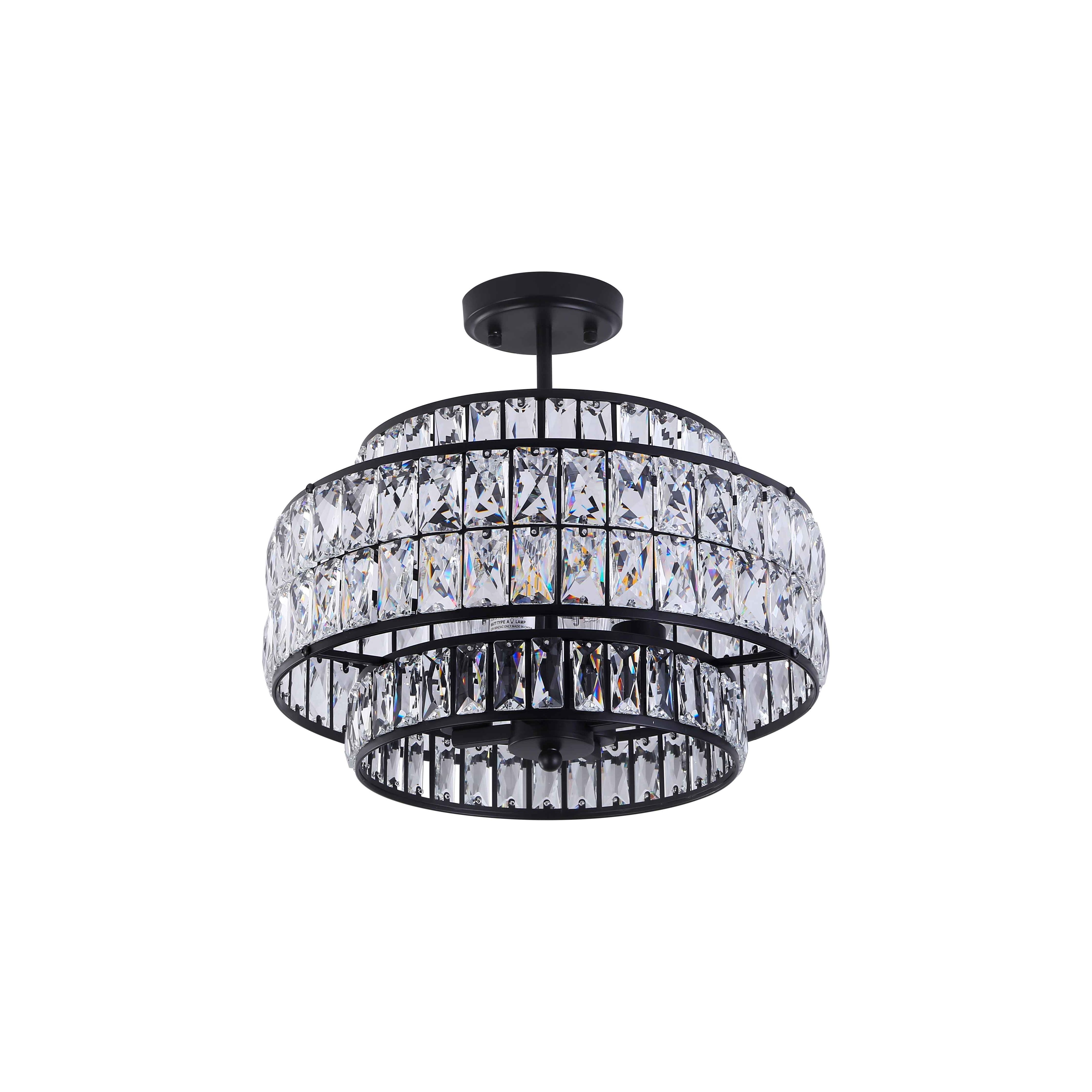 Skylon 4-Light Semi-Flush Mount