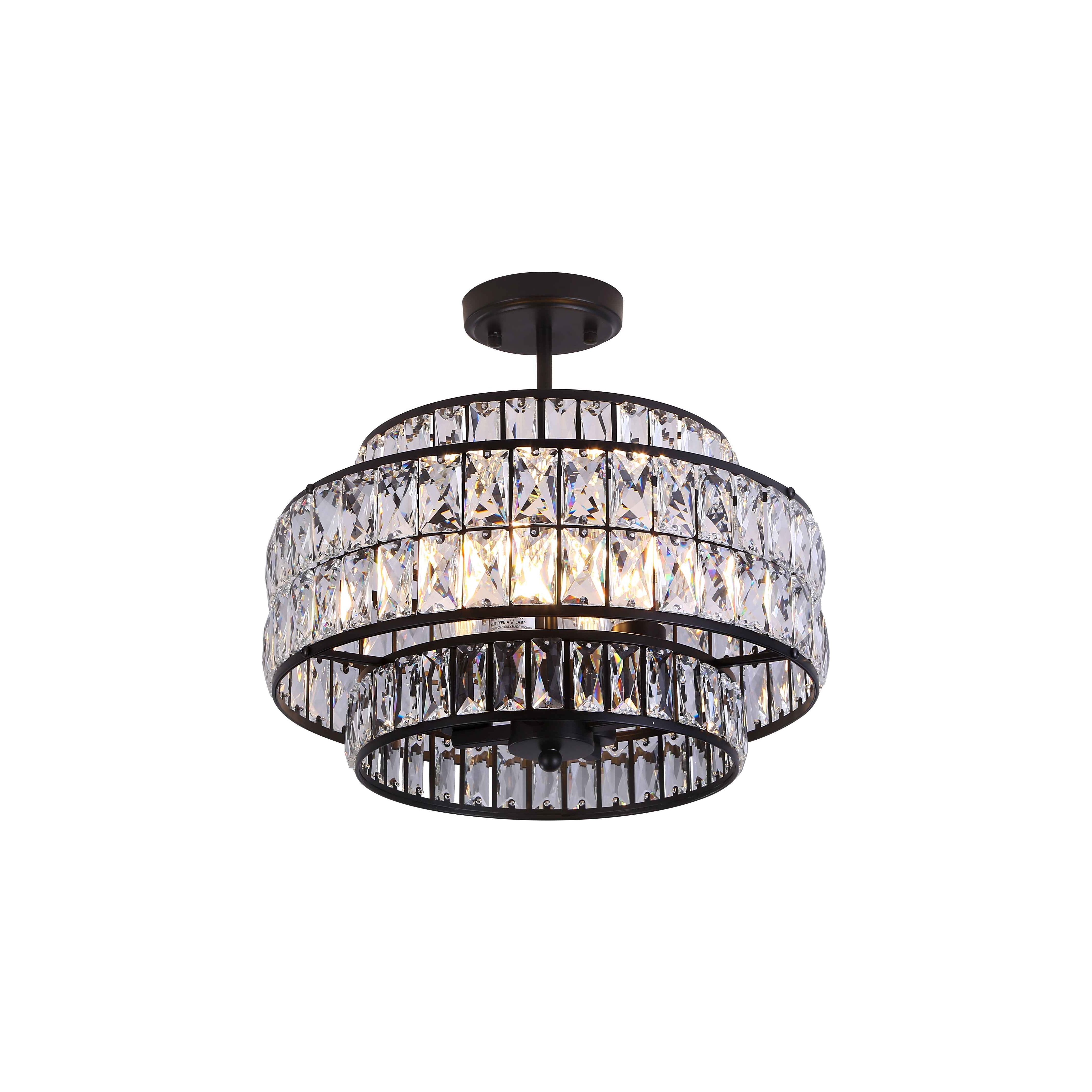 Skylon 4-Light Semi-Flush Mount