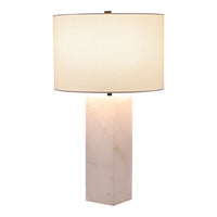 Essentials 26"H Alabaster Table Lamp