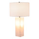 Essentials 26"H Alabaster Table Lamp