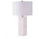 Essentials 26"H Alabaster Table Lamp