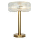 Venetian 22.5"H Metal & Glass Table Lamp