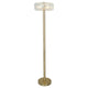 Venetian 60"H Metal & Glass Floor Lamp