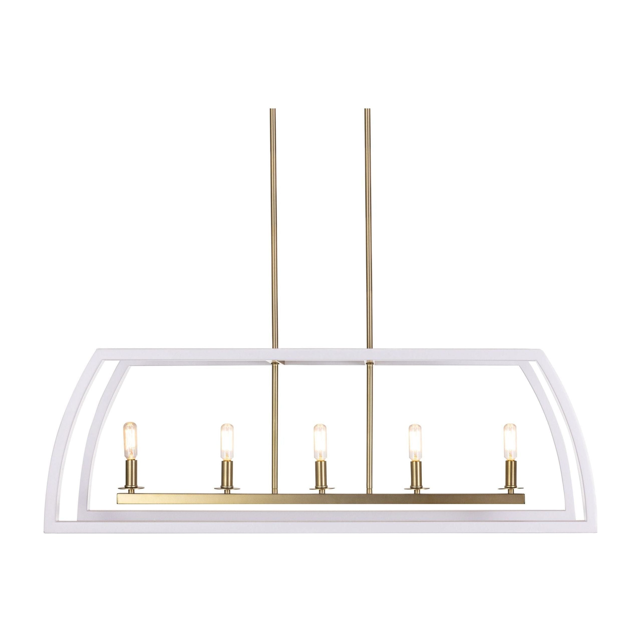 Segments 5-Light Linear Pendant