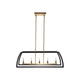 Segments 5-Light Linear Pendant