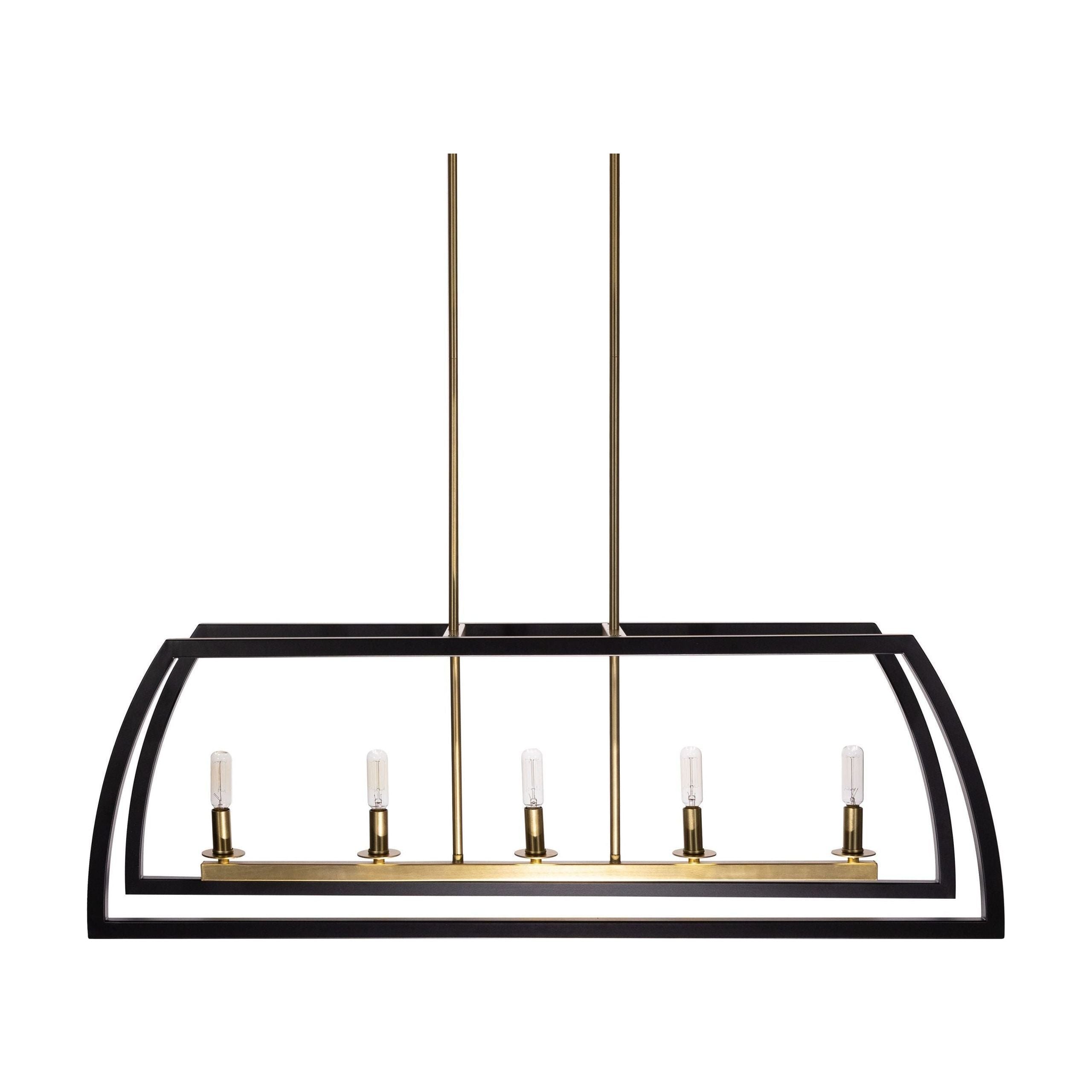 Segments 5-Light Linear Pendant