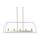 Segments 5-Light Linear Pendant