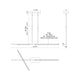 Shift 48" LED Linear Pendant