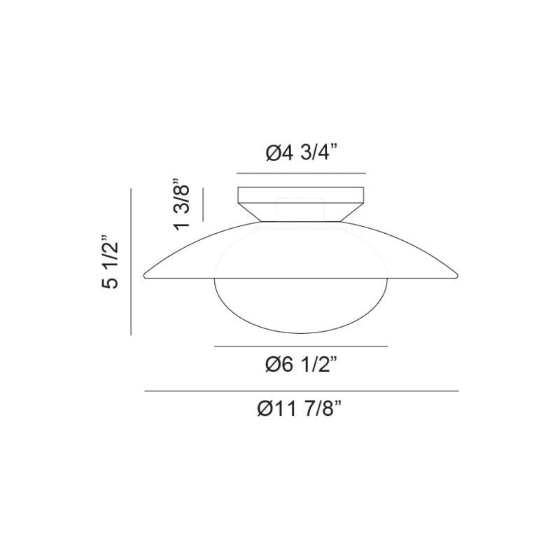 Hatley 1-Light Ceiling Mount