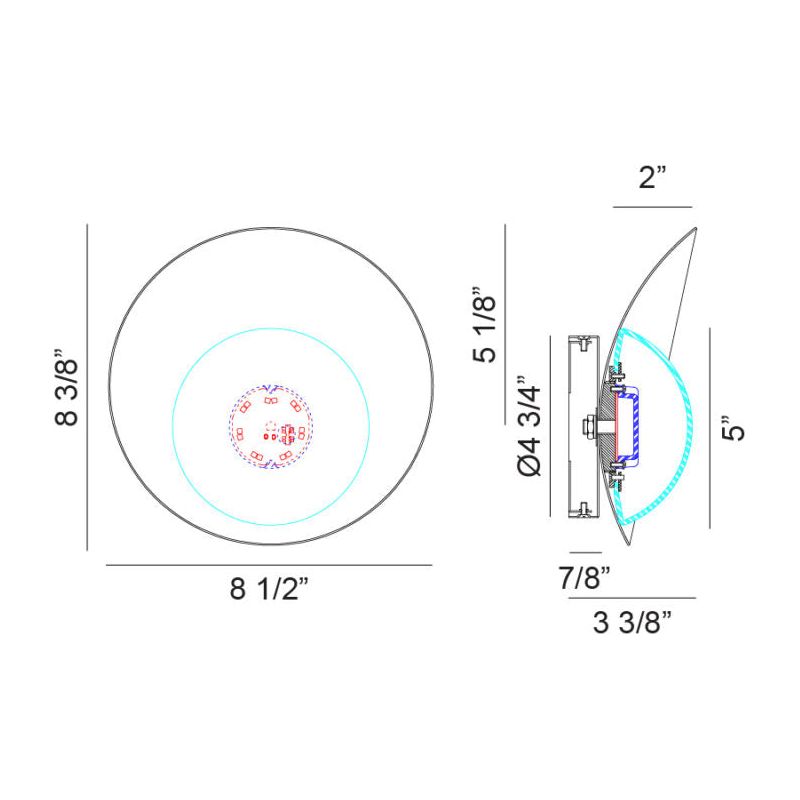 Caravon 1-Light Ceiling Mount