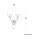Emilea 2-Light Wall Sconce