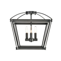 Manor 4-Light Semi Flush Mount