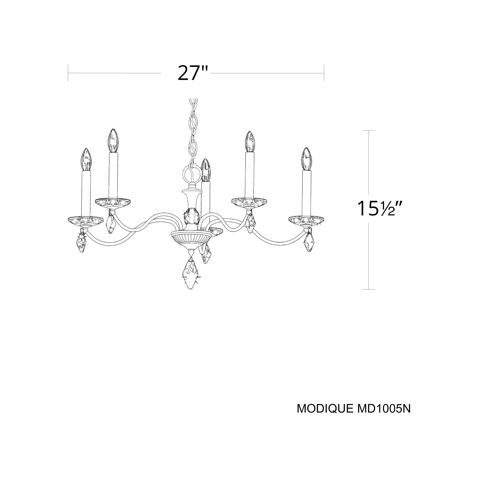 Modique 5-Light Chandelier