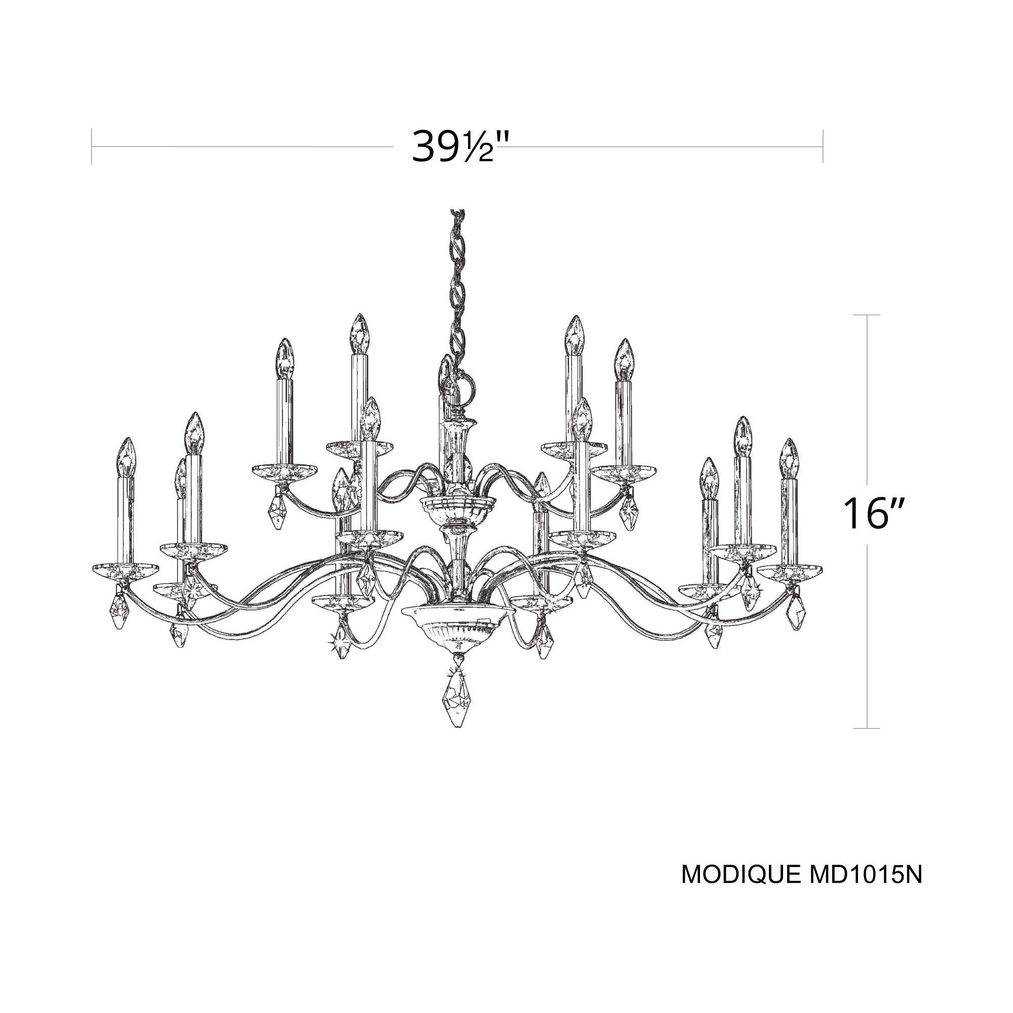 Modique 15-Light Chandelier