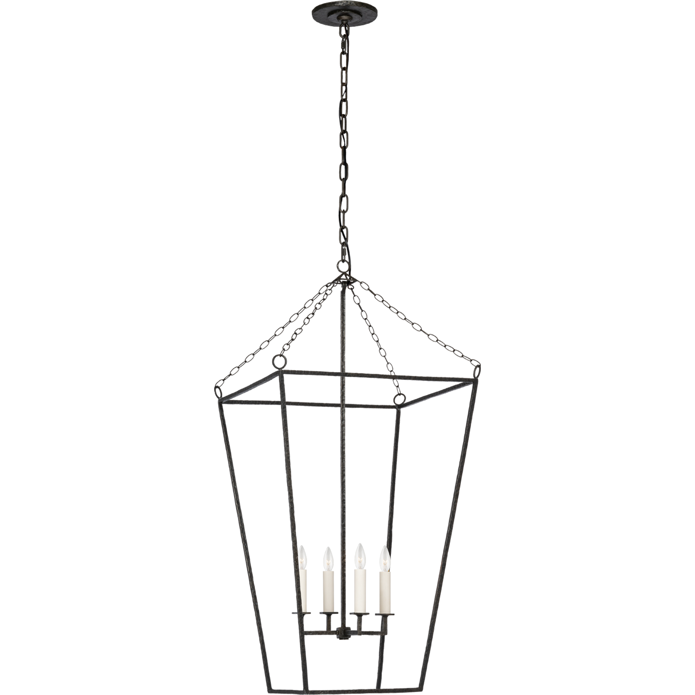 Malloy 18" Open Frame Forged Lantern