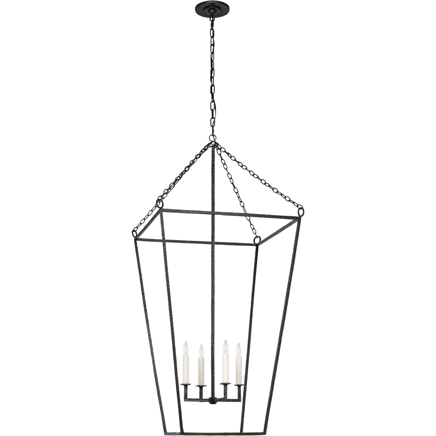 Malloy 23" Open Frame Forged Lantern