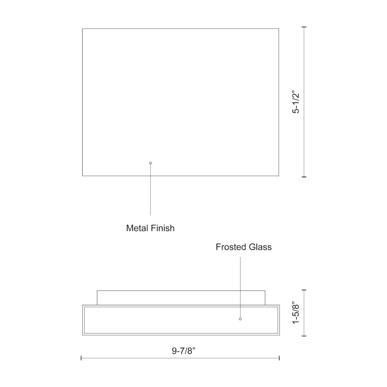 Mica 10" LED All-terior Wall