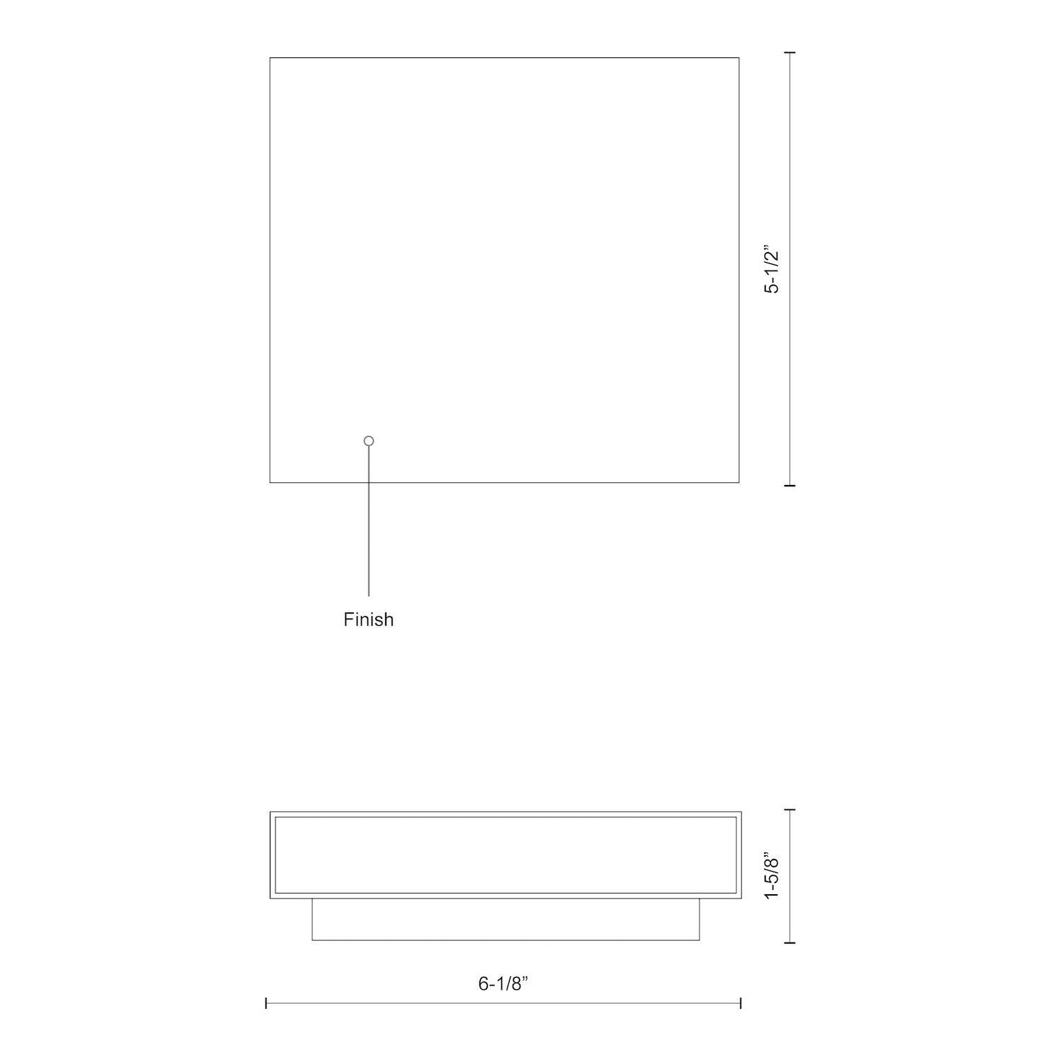 Mica 6" LED All-terior Wall