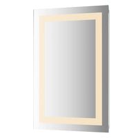 24"Wx36"H 5CCT Perimeter Frontlit LED Mirror