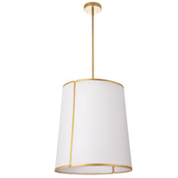 Notched Drum 3-Light Pendant