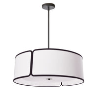 Notched Drum 4-Light Pendant