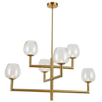 Nora 6-Light Chandelier (with Glass Shades)