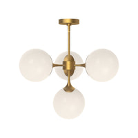 Nouveau 26" 4-Light Chandelier