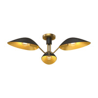 Oscar 32" 3-Light Semi Flush Mount