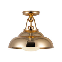 Palmetto 12" 1-Light Semi Flush Mount