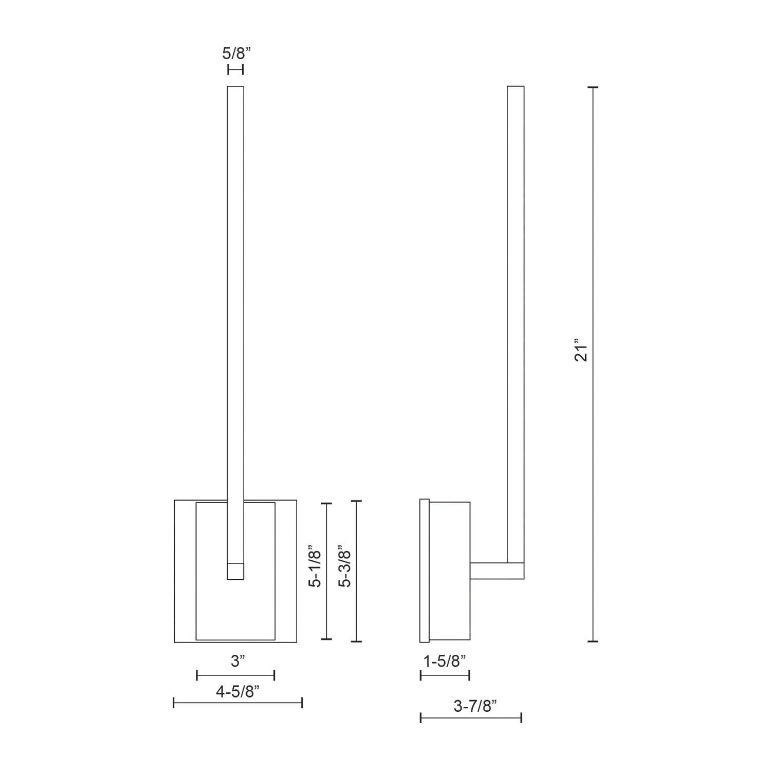 Pandora 18" LED Wall Sconce