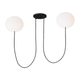 Helium Small 2-Light Chandelier
