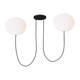 Helium Medium 2-Light Chandelier