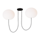 Helium Large 2-Light Chandelier