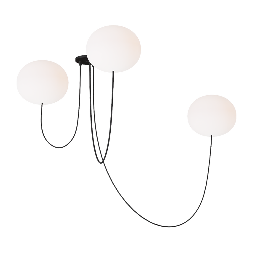 Helium Large 3-Light Chandelier