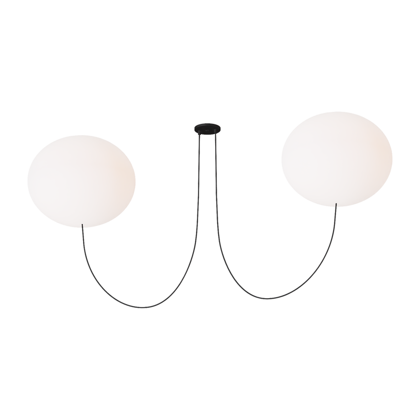 Helium X-Large 2-Light Chandelier