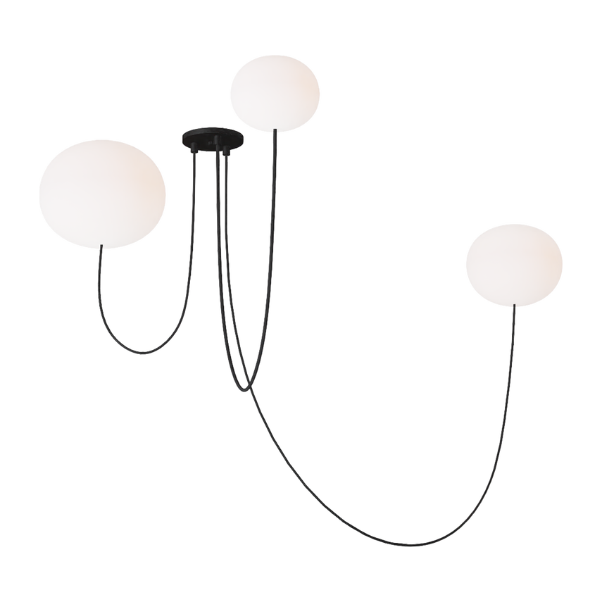 Helium Array 3-Light Chandelier