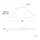 Alleron 46" LED Linear Pendant