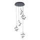 Whirl 5-Light Round LED Multi Pendant