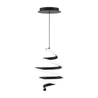 Whirl 8" LED Pendant