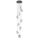 Whirl 9-Light Round LED Multi Pendant