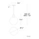Gaze 12" LED Pendant